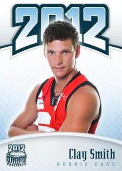 2012 Footy AFL Draft Prospects #8 Clay Smith Front